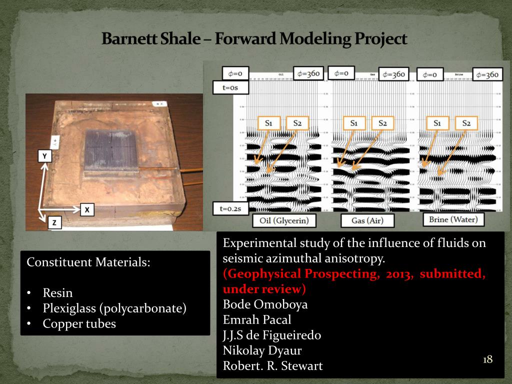 PPT - Seismic attributes of the Barnett and Bakken shales PowerPoint 