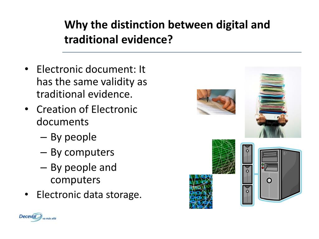 presentation of digital evidence