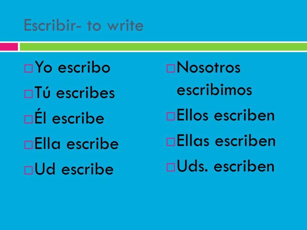 PPT Verb Conjugation In Spanish PowerPoint Presentation Free.