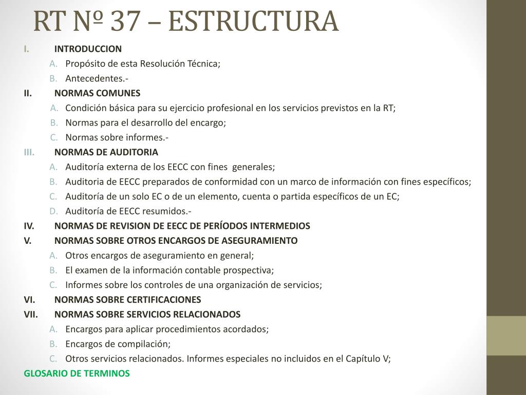 PPT - Introducción a la RT Nº 37 Casos de Aplicación Práctica ...