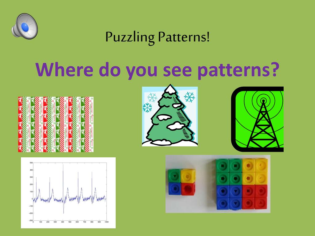 PPT Puzzling Patterns ! PowerPoint Presentation, free download ID