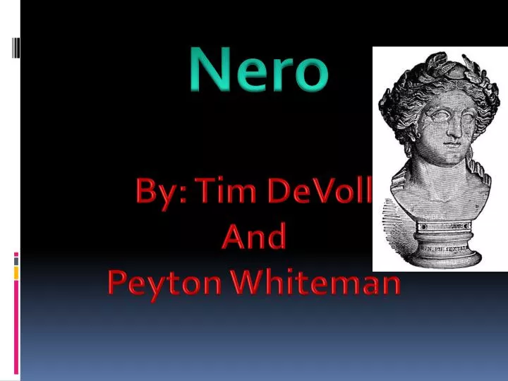 Nero ppt Nero ppt