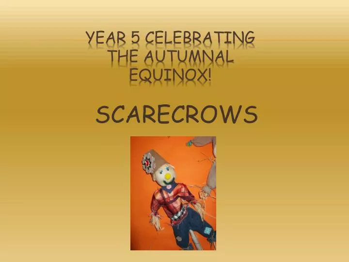 scarecrows n.