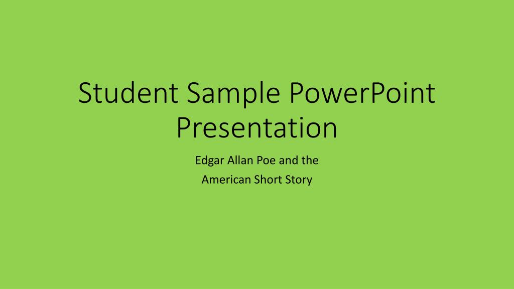 student story examples