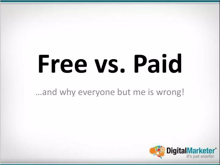 free vs paid n.