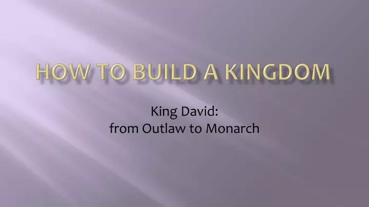 how to build a kingdom n.