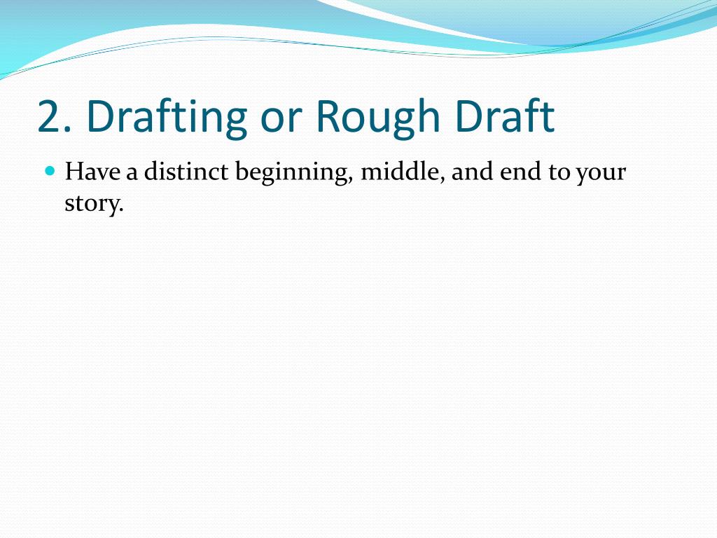 define rough draft essay