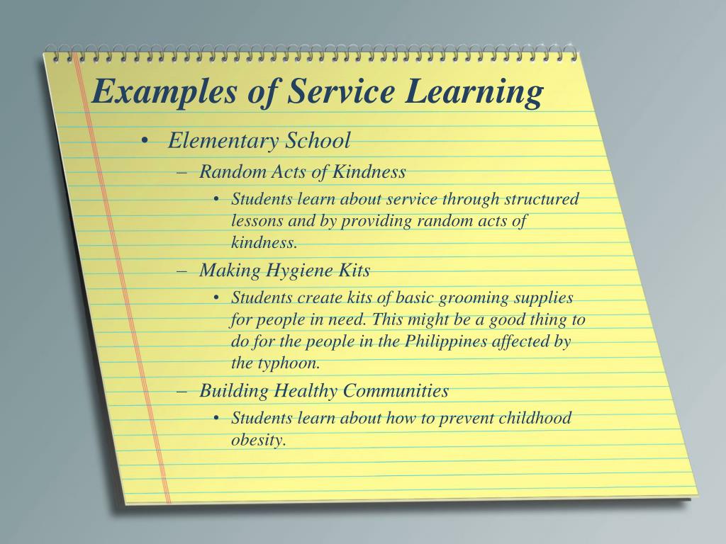 Ppt Service Learning Project Powerpoint Presentation Free Download