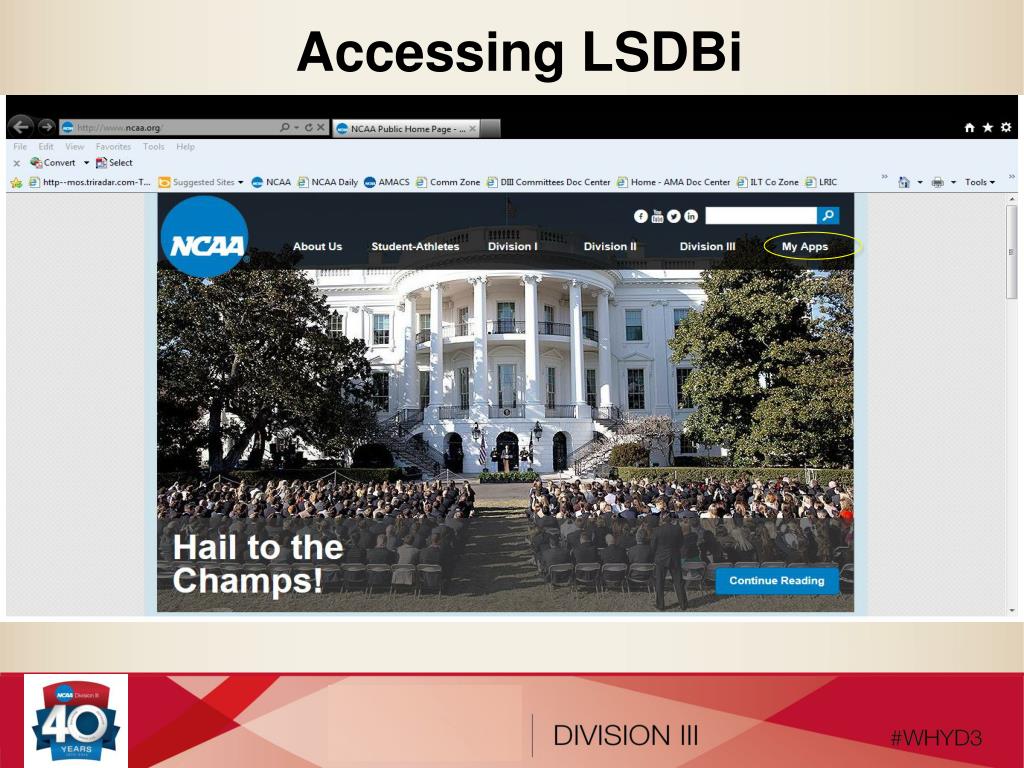 PPT - LSDBi /RSRO NCAA Division III PowerPoint Presentation, free
