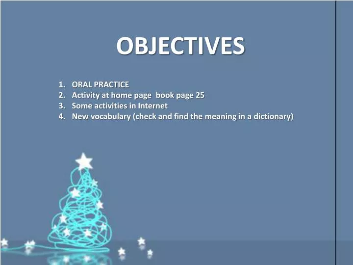 PPT - OBJECTIVES PowerPoint Presentation, free download - ID:2586645