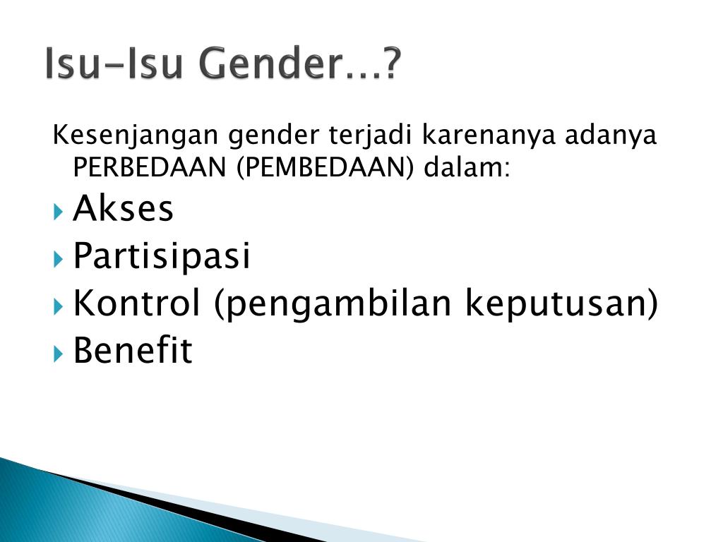 PPT - PUSAT PELATIHAN GENDER BIDANG KESEHATAN (PPG-BK) DALAM ...