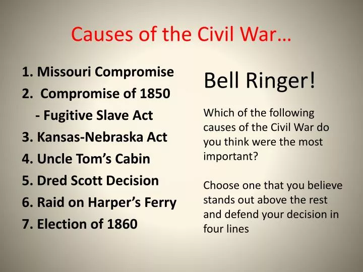 slavery and political factors Economy and the civil war constrasting economics of the north although the civil war itself was caused by a number of different factors utilizing slave. slavery and political factors Economy and the civil war constrasting economics of the north although the civil war itself was caused by a number of different factors utilizing slave.