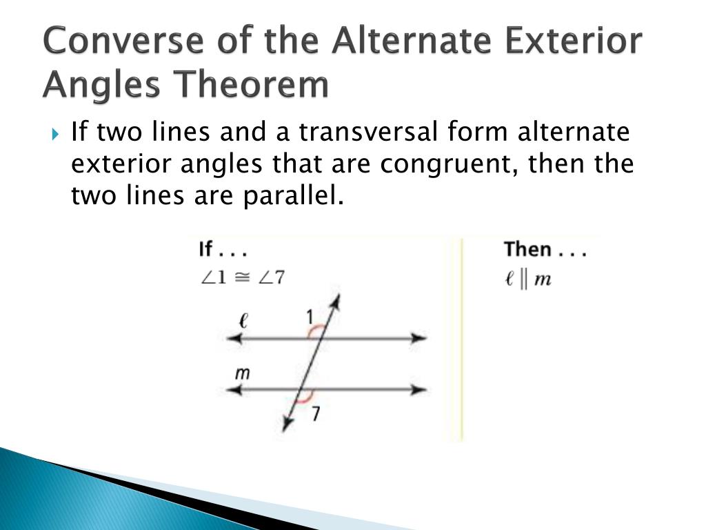 Alternate Interior Angle Converse Theorem Definition | Awesome Home