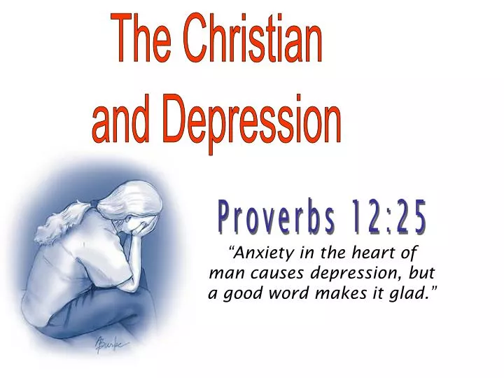 PPT The Christian and Depression PowerPoint Presentation, free