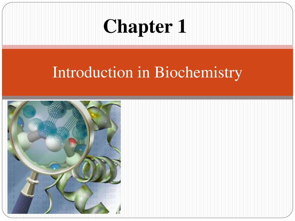 biochemistry paper presentation topics