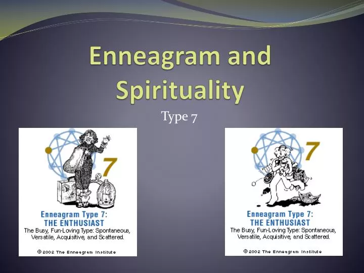 enneagram and spirituality n.