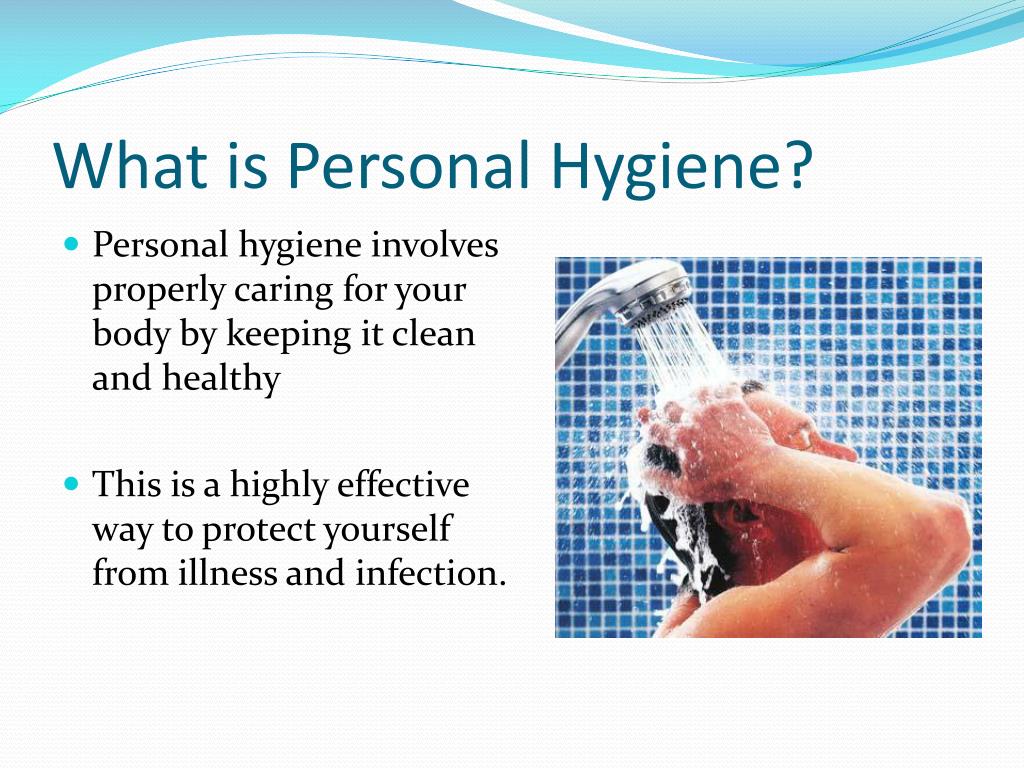 describe expected standards for personal presentation and hygiene