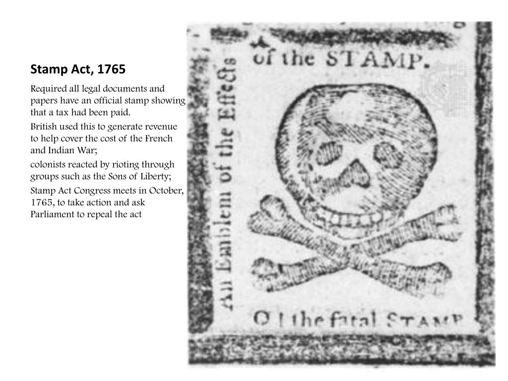 stamp act 1765