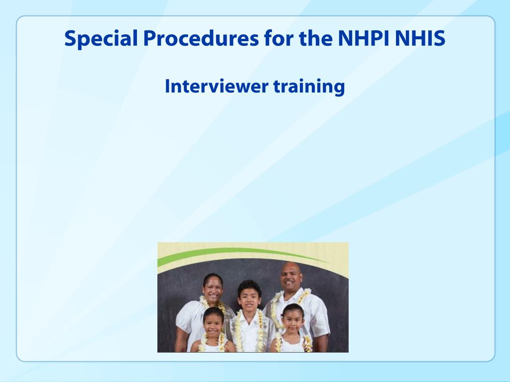 PPT - The Native Hawaiian and Pacific Islander (NHPI) National Health ...