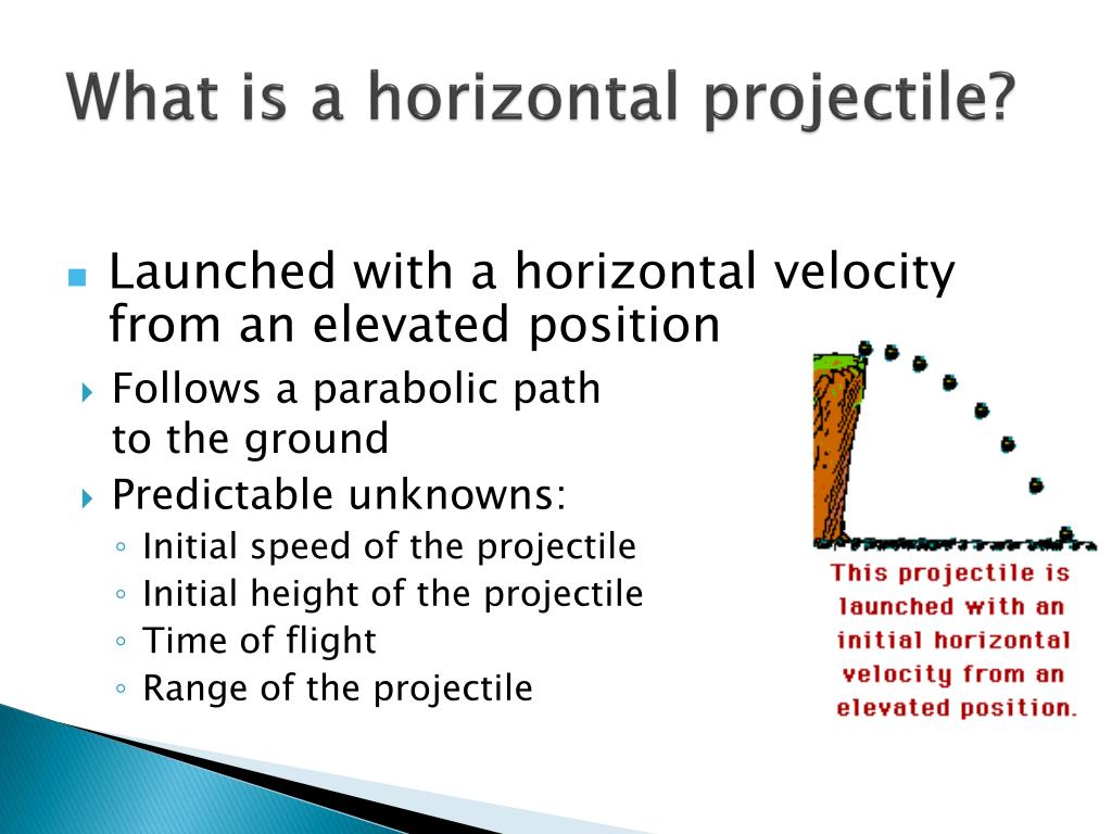 PPT - Horizontal Projectiles PowerPoint Presentation, free download ...