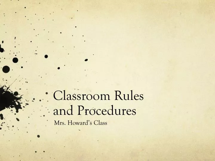 ppt-classroom-rules-and-procedures-powerpoint-presentation-free