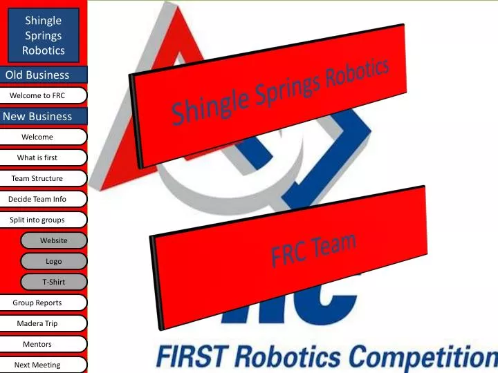 PPT Shingle Springs Robotics PowerPoint Presentation, free download ID2594203
