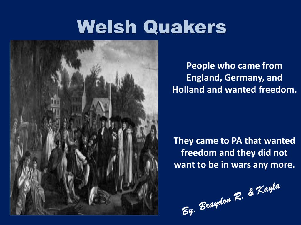 PPT Who Were the Immigrants Who Came to William Penn’s Colony