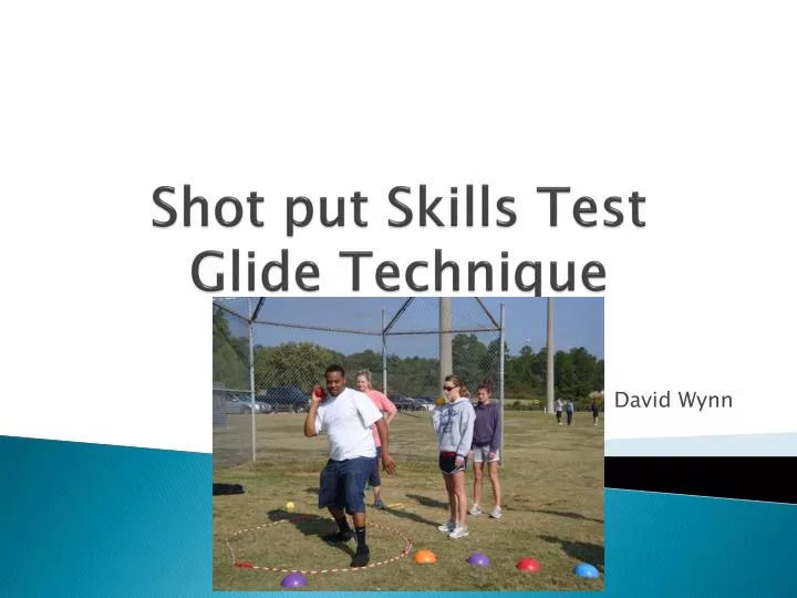shot put skills test glide technique n.