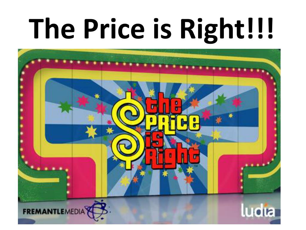 Price Is Right Powerpoint Template