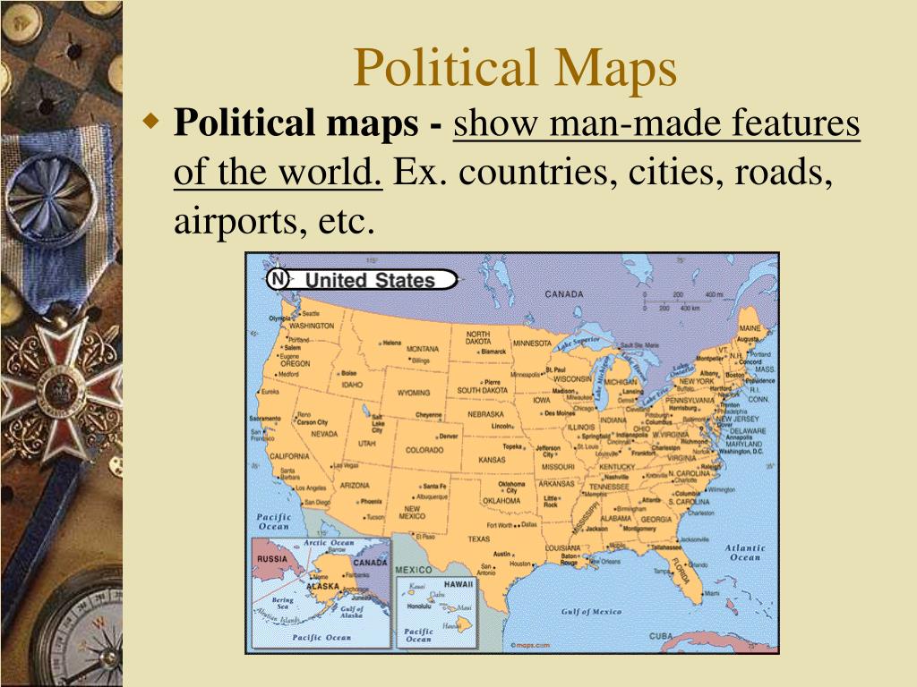 Ppt Types Of Maps Powerpoint Presentation Free Download Id2595244