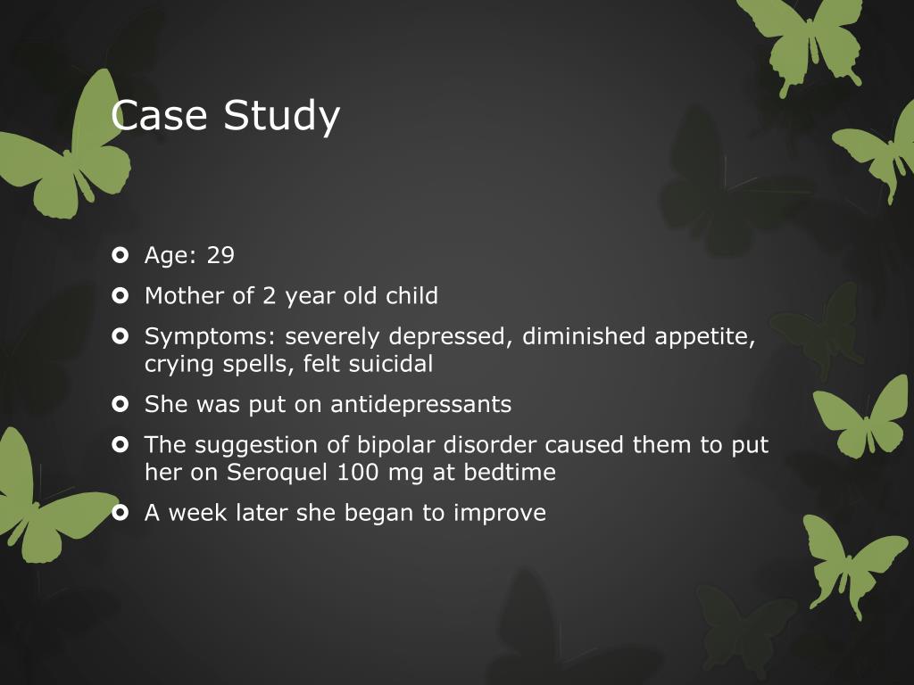 bipolar disorder case study ppt