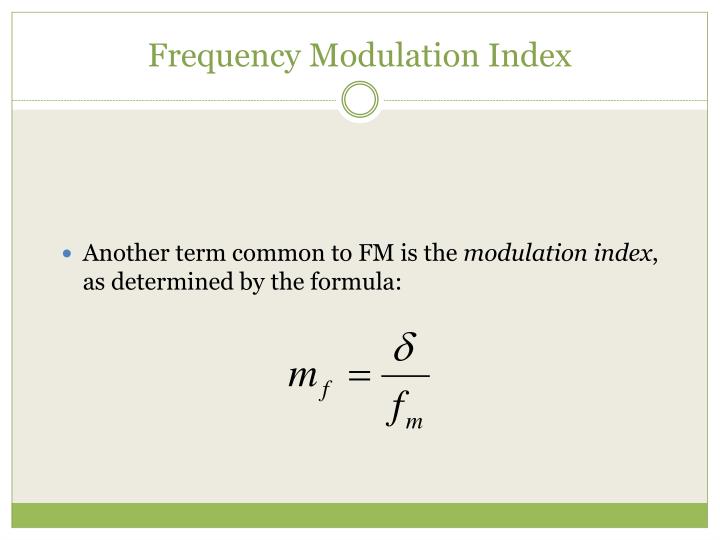 PPT Angle Modulation PowerPoint Presentation ID2596086