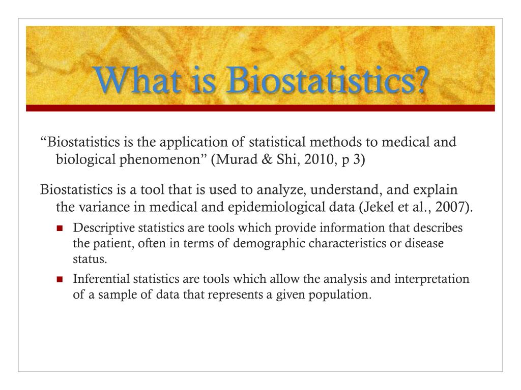 biostatistics and research methodology unit 1 slideshare