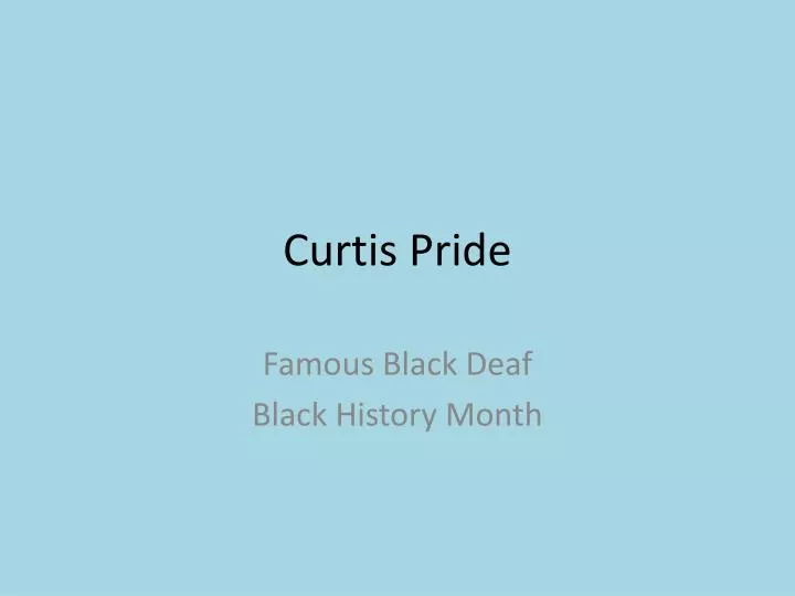 curtis pride n.