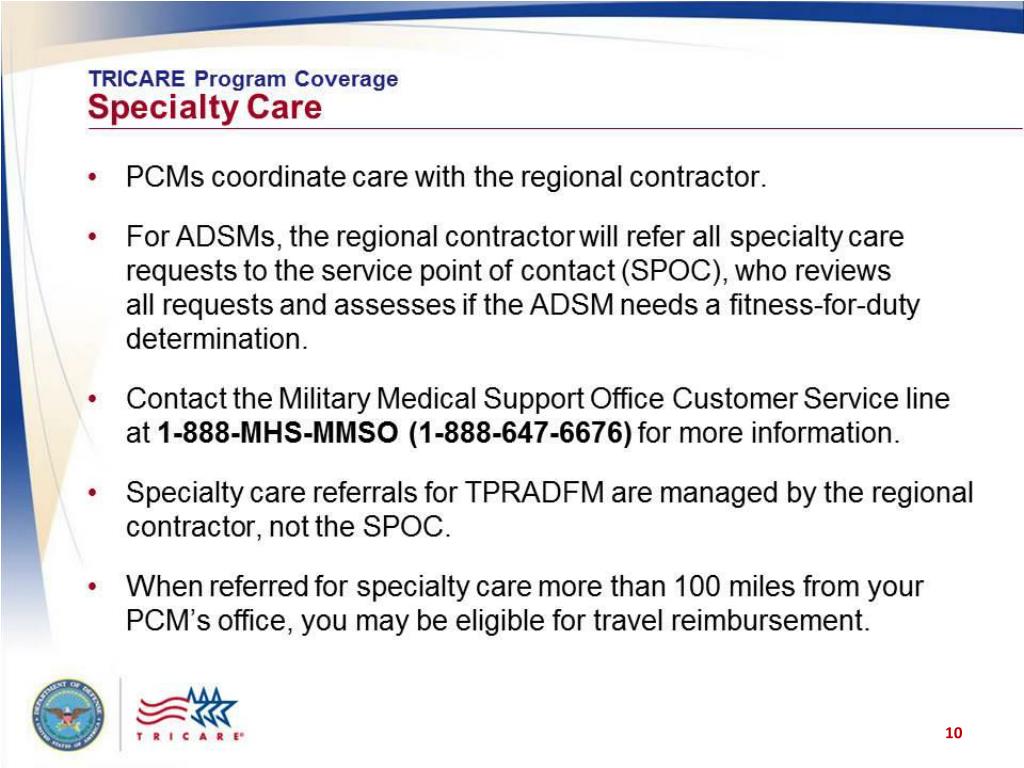 PPT TRICARE Prime Remote and TRICARE Prime Remote for Active Duty