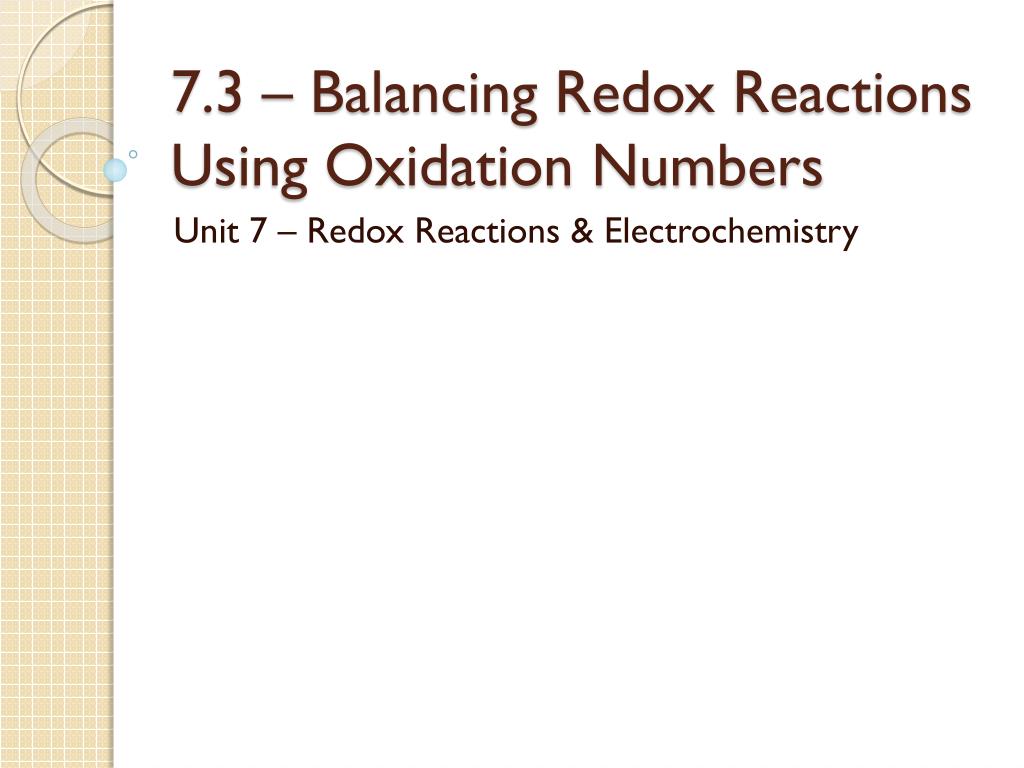 Chapter 7 Charting Oxidation Number Worksheet Answers