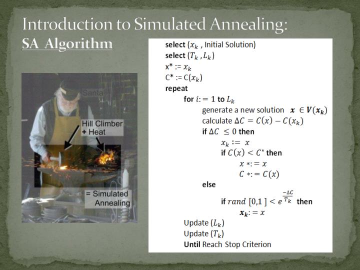 PPT - Simulated Annealing PowerPoint Presentation - ID:2597820