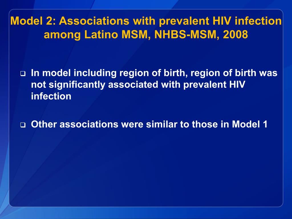PPT - Association of Birth Location and Immigration Duration with HIV ...