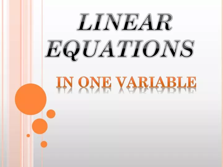 Ppt Linear Equations Powerpoint Presentation Free Download Id2598243 0659