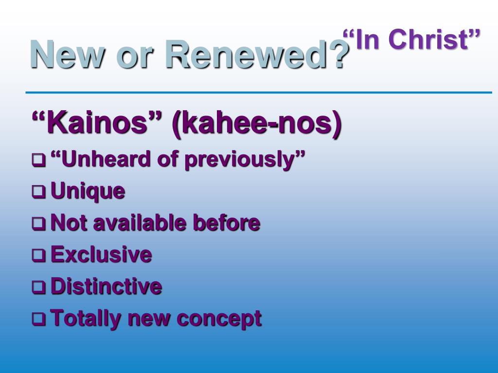 PPT - New Life in Christ – Starting Well PowerPoint Presentation, free ...