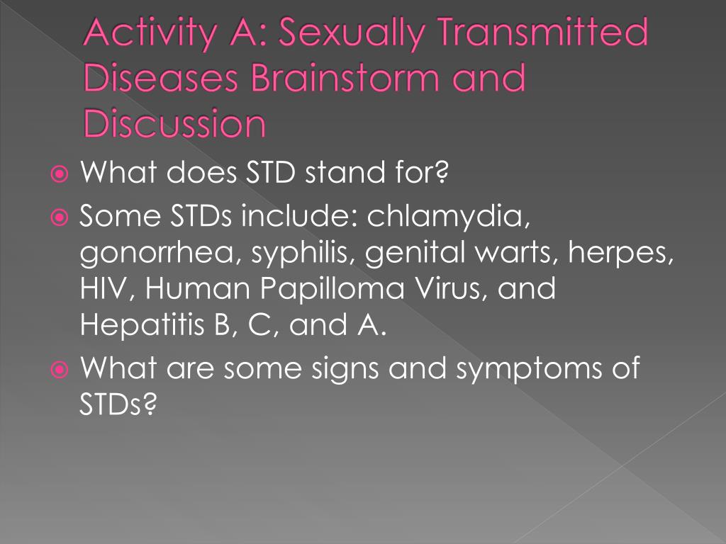 Ppt Consequences Of Sex Sexually Transmitted Diseases Powerpoint Presentation Id2599042 