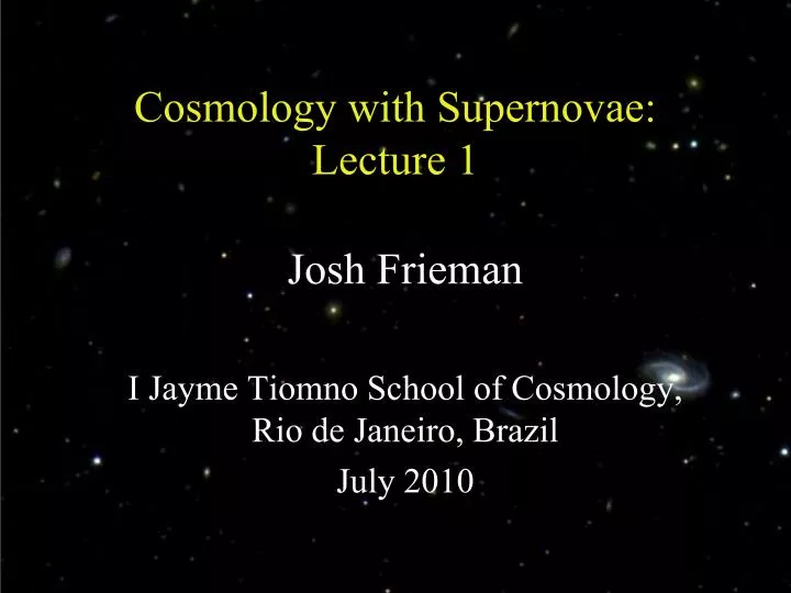 Ppt Cosmology Explaining The Universe Powerpoint