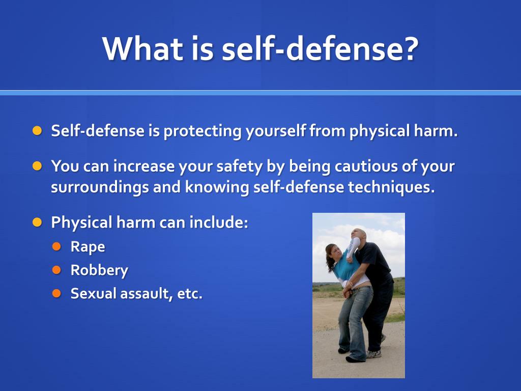 powerpoint presentation on self defense