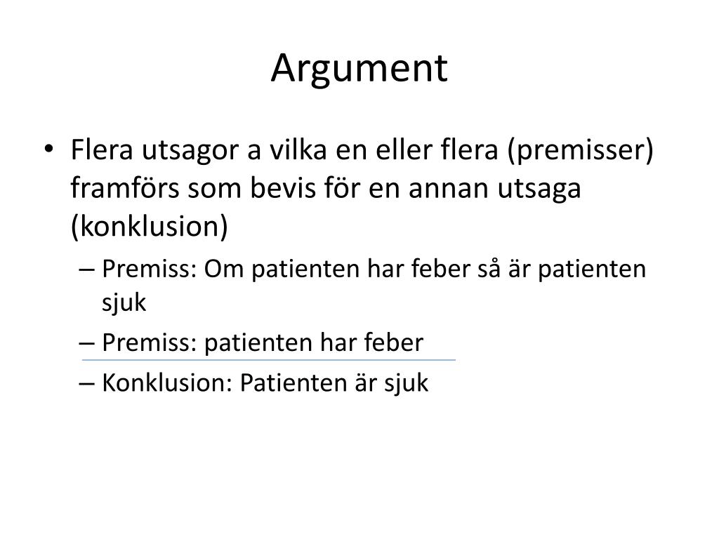 PPT - Kunskap Argumentation och Vetenskapsteroi PowerPoint Presentation ...