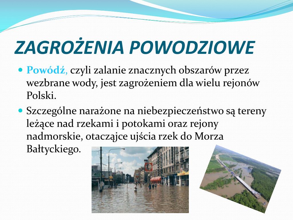 PPT - ZAGROŻENIA BEZPIECZEŃSTWA I DZIAŁANIA RATOWNICZE PowerPoint