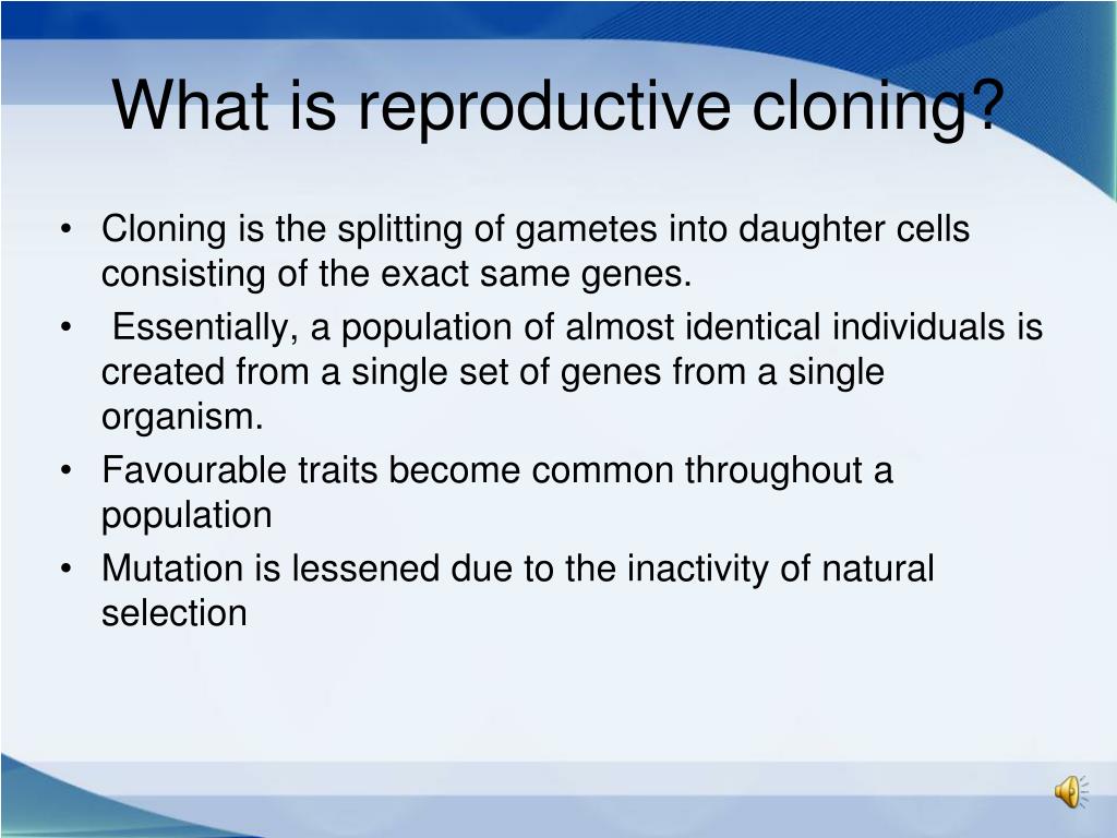 Ppt Reproductive Cloning Powerpoint Presentation Free Download Id
