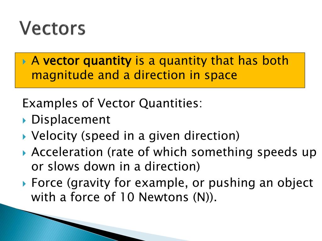 PPT - Vectors and Scalars PowerPoint Presentation, free download - ID