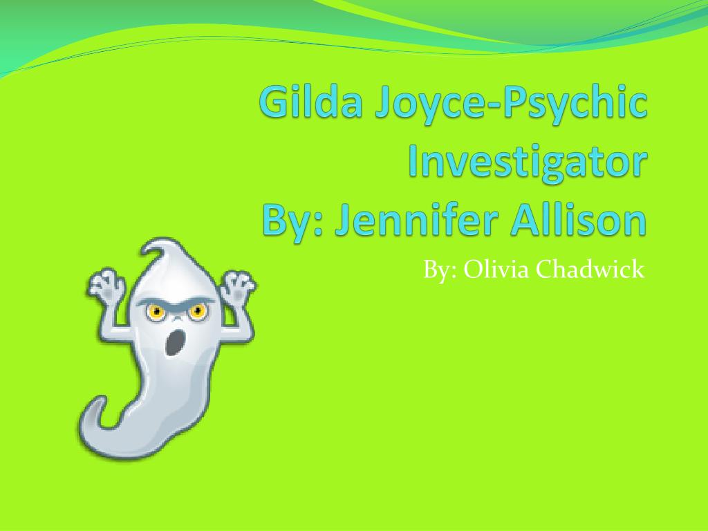 gilda joyce psychic investigator gilda joyce psychic investigator