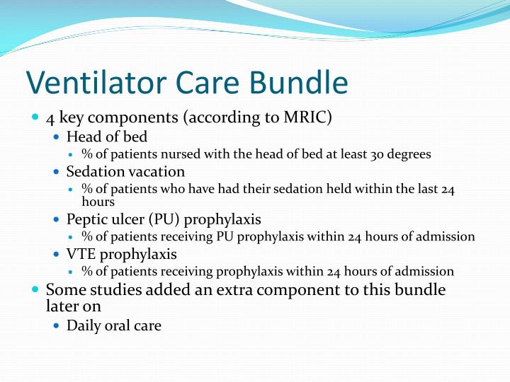 Ventilator care bundle pdf online