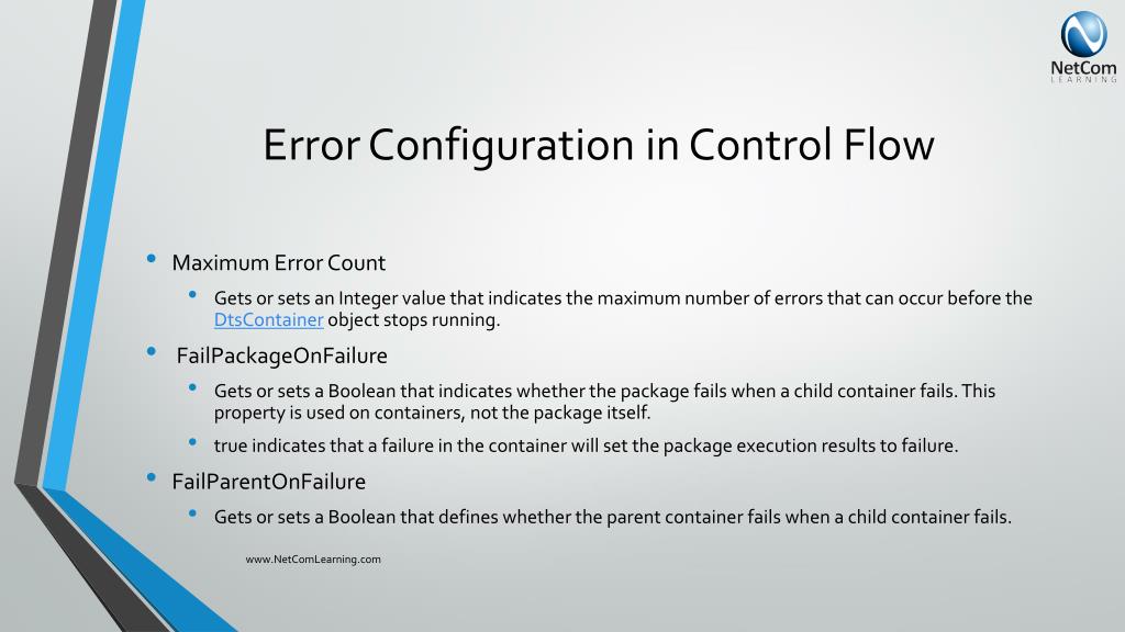 Ppt error handling in ssis powerpoint presentation free download
